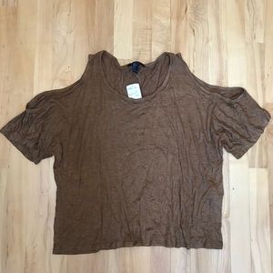 NWT Forever 21 Cold Shoulder Shirt